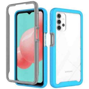 For Samsung Galaxy A32 5G Starry Sky Solid Color Series Shockproof PC + TPU Protective Case(Sky Blue)