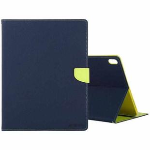 GOOSPERY FANCY DIARY Horizontal Flip PU Leather Case with Holder & Card Slots & Wallet For iPad Air (2020)(Navy Blue)