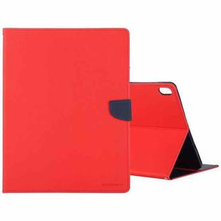 GOOSPERY FANCY DIARY Horizontal Flip PU Leather Case with Holder & Card Slots & Wallet For iPad Air (2020)(Red)
