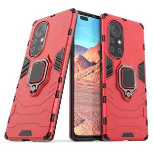 For Huawei Nova 8 Pro 5G PC + TPU Shockproof Protective Case with Magnetic Ring Holder(Red)