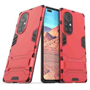 For Huawei Nova 8 Pro 5G PC + TPU Shockproof Protective Case with Holder(Red)