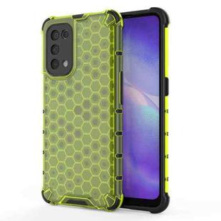 For Oppo Reno5 5G Shockproof Honeycomb PC + TPU Case(Green)