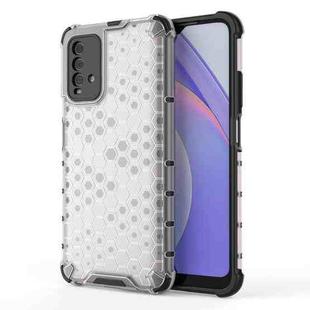 For Xiaomi Redmi Note 9 4G Shockproof Honeycomb PC + TPU Case(White)