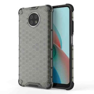 For Xiaomi Redmi Note 9 5G Shockproof Honeycomb PC + TPU Case(Black)