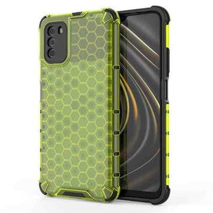 For Xiaomi Poco M3 Shockproof Honeycomb PC + TPU Case(Green)