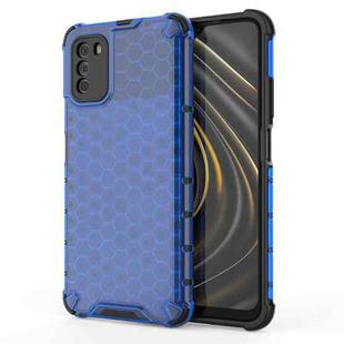 For Xiaomi Poco M3 Shockproof Honeycomb PC + TPU Case(Blue)