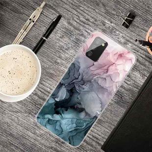 For Samsung Galaxy A02s (US Version) Marble Shockproof  TPU Protective Case(Abstract Light Pink)