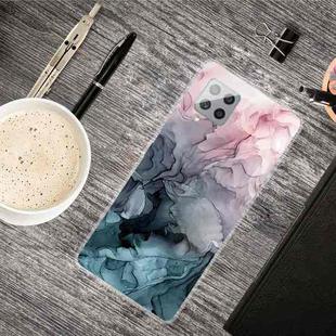 For Samsung Galaxy A42 5G Marble Shockproof  TPU Protective Case(Abstract Light Pink)