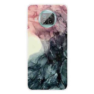 For Xiaomi Mi 10T Lite Marble Pattern Shockproof  TPU Protective Case(Abstract Black)