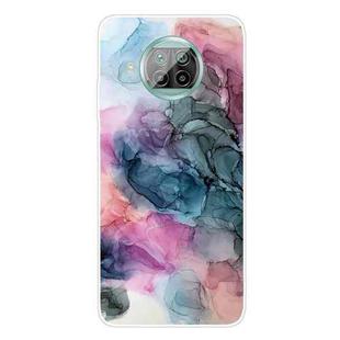 For Xiaomi Mi 10T Lite Marble Pattern Shockproof  TPU Protective Case(Abstract Multicolor)