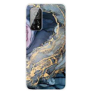 For Xiaomi Mi 10T 5G / 10T Pro 5G Marble Pattern Shockproof  TPU Protective Case(Abstract Gold)