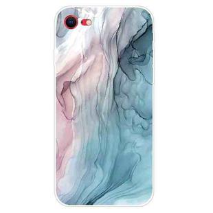For iPhone SE 2022 / SE 2020 / 8 / 7 Marble Pattern Shockproof  TPU Protective Case(Abstract Gray)