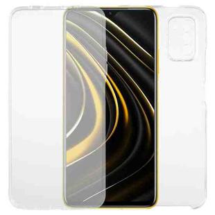 For Xiaomi Poco M3 PC+TPU Ultra-thin Double-sided Full Coverage Transparent Soft Case