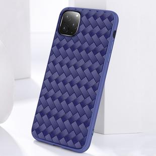 For iPhone 11 Pro JOYROOM Milan Series Weave Plaid Texture TPU Protective Case(Blue)