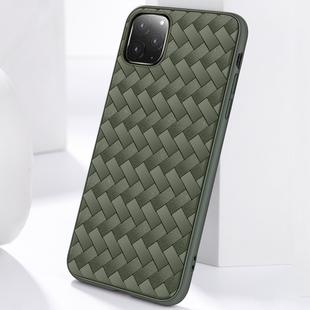 For iPhone 11 Pro JOYROOM Milan Series Weave Plaid Texture TPU Protective Case(Green)