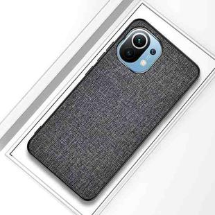 For Xiaomi Mi 11 Shockproof Cloth Texture PC + TPU Protective Case(Silver Ash)