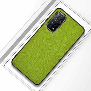 For Xiaomi Mi 10T 5G Shockproof Cloth Texture PC + TPU Protective Case(Gree)