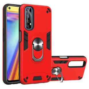 For OPPO Realme 7 / Narzo 20 Pro Armour Series PC + TPU Protective Case with Ring Holder(Red)