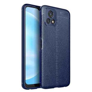 For vivo Y52s Litchi Texture TPU Shockproof Case(Blue)