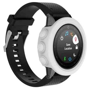 For Garmin Fenix 5S Solid Color Silicone Watch Protective Case(White)