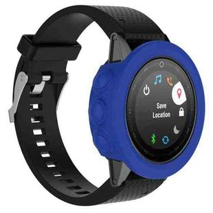 For Garmin Fenix 5X Solid Color Silicone Watch Protective Case(Blue)