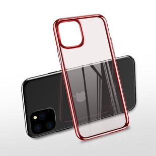 For iPhone 11 Pro Max X-level Dawn Series Transparent Ultra-thin TPU Case(Red)