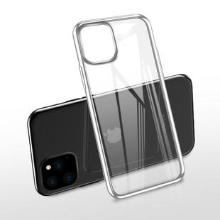 For iPhone 11 Pro Max X-level Dawn Series Transparent Ultra-thin TPU Case(Silver)