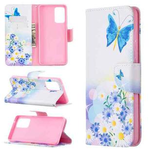 For Samsung Galaxy A72 5G / 4G Colored Drawing Pattern Horizontal Flip Leather Case with Holder & Card Slots & Wallet(Butterfly Love)