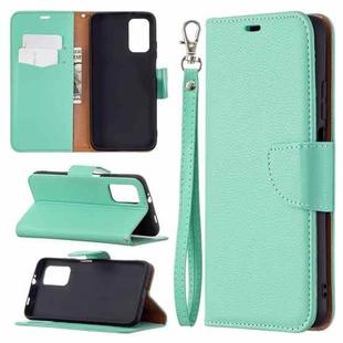 For Xiaomi Poco M3 Litchi Texture Pure Color Horizontal Flip PU Leather Case with Holder & Card Slots & Wallet & Lanyard(Green)