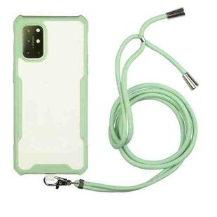 For Xiaomi Redmi Note 9 / Poco M3 Acrylic + Color TPU Shockproof Case with Neck Lanyard(Avocado)