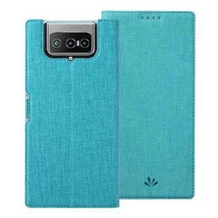 For Asus Zenfone 7 ZS670KS ViLi DMX Series Shockproof TPU + PU Leather Magnetic Attraction Horizontal Flip Case with Card Slot & Holder(Blue)