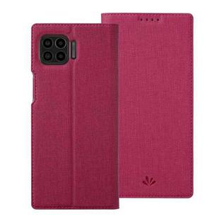 For Motorola Moto G 5G Plus ViLi DMX Series Shockproof TPU + PU Leather Magnetic Attraction Horizontal Flip Case with Card Slot & Holder(Rose Red)