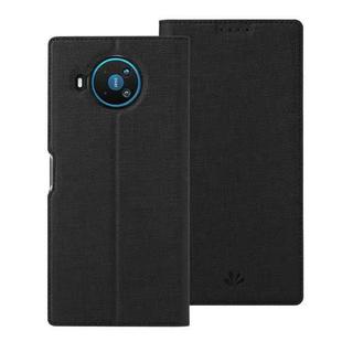 For Nokia 8.3 5G ViLi DMX Series Shockproof TPU + PU Leather Magnetic Attraction Horizontal Flip Case with Card Slot & Holder(Black)