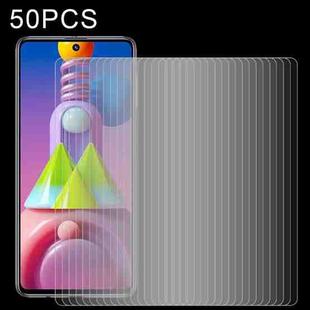 For Samsung Galaxy M51 50 PCS 0.26mm 9H 2.5D Tempered Glass Film