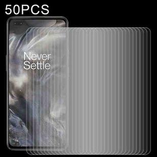 For OnePlus Nord 50 PCS 0.26mm 9H 2.5D Tempered Glass Film