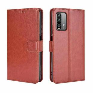 For Xiaomi Redmi 9T / 9 Power / Note 9 4G Retro Crazy Horse Texture Horizontal Flip Leather Case with Holder & Card Slots & Photo Frame(Brown)