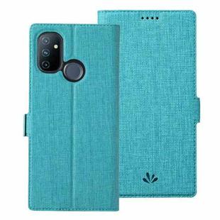 For OnePlus Nord N100 ViLi K Series Shockproof TPU + PU Leather Magnetic Buckle Horizontal Flip Case with Card Slots & Wallet & Holder(Blue)