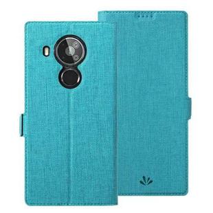 For Nokia 7.3 ViLi K Series Shockproof TPU + PU Leather Magnetic Buckle Horizontal Flip Case with Card Slots & Wallet & Holder(Blue)