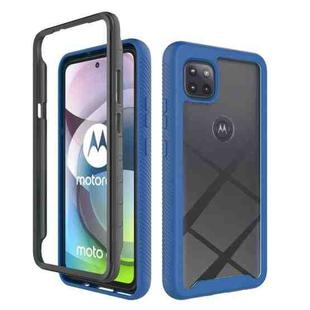 For Motorola Moto G 5G Starry Sky Solid Color Series Shockproof PC + TPU Protective Case(Royal Blue)