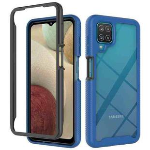 For Samsung Galaxy A12 Starry Sky Solid Color Series Shockproof PC + TPU Protective Case(Royal Blue)