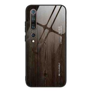 For Xiaomi Mi 10 Pro Wood Grain Glass Protective Case(M01)