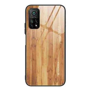 For Xiaomi 10T / 10T Pro Wood Grain Glass Protective Case(M03)