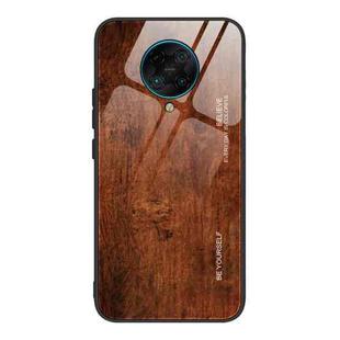 For Xiaomi Redmi K30 Pro Wood Grain Glass Protective Case(M02)