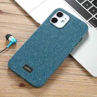 For iPhone 12 mini Mutural Shiny Cloth + TPU + PC Protective Case (Green)