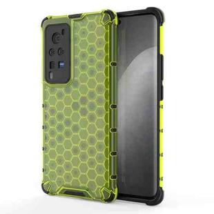 For vivo X60 Pro Shockproof Honeycomb PC + TPU Protective Case(Green)