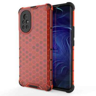 For Huawei nova 8 5G Shockproof Honeycomb PC + TPU Protective Case(Red)