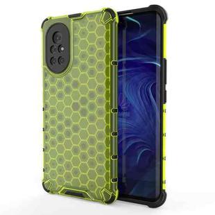 For Huawei nova 8 5G Shockproof Honeycomb PC + TPU Protective Case(Green)