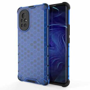 For Huawei nova 8 5G Shockproof Honeycomb PC + TPU Protective Case(Blue)