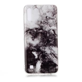 For Galaxy M10 Coloured Drawing Pattern IMD Workmanship Soft TPU Protective Case(Black White)