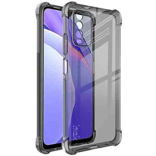 For Xiaomi Redmi Note 9 4G / 9 Power IMAK All-inclusive Shockproof Airbag TPU Case with Screen Protector(Transparent Black)